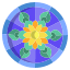 Animated mandala logo